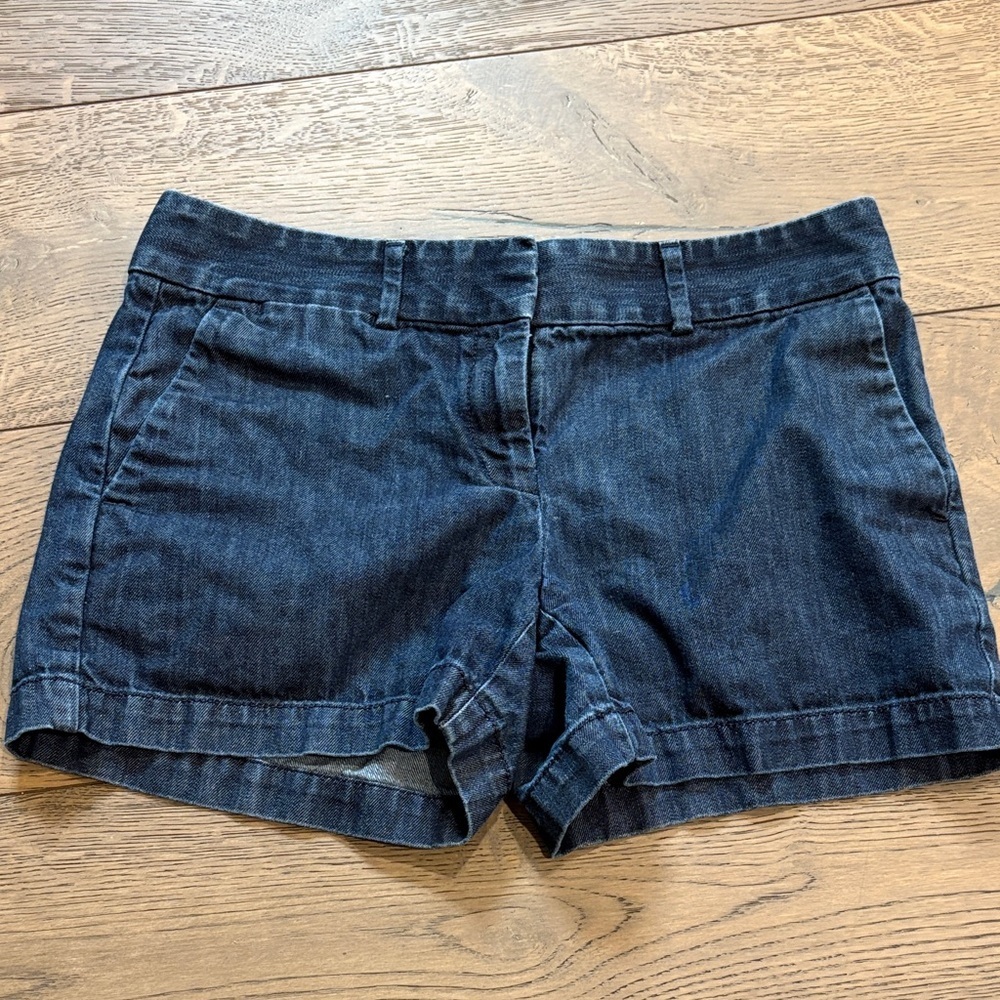LOFT Dark Blue Jean Shorts